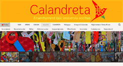 Desktop Screenshot of calandreta.org